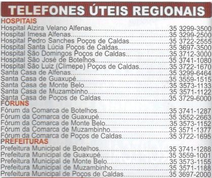Telefones úteis regionais Cabo Verde